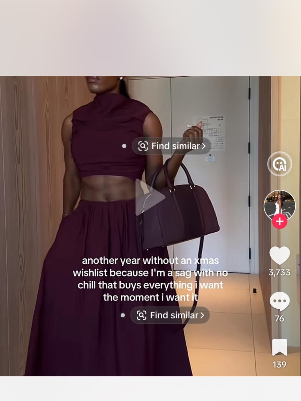 Camila Coelho Plum set